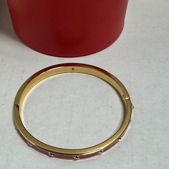 Kate Spade Red and Gold Studded Bracelet - Picture 2 of 6